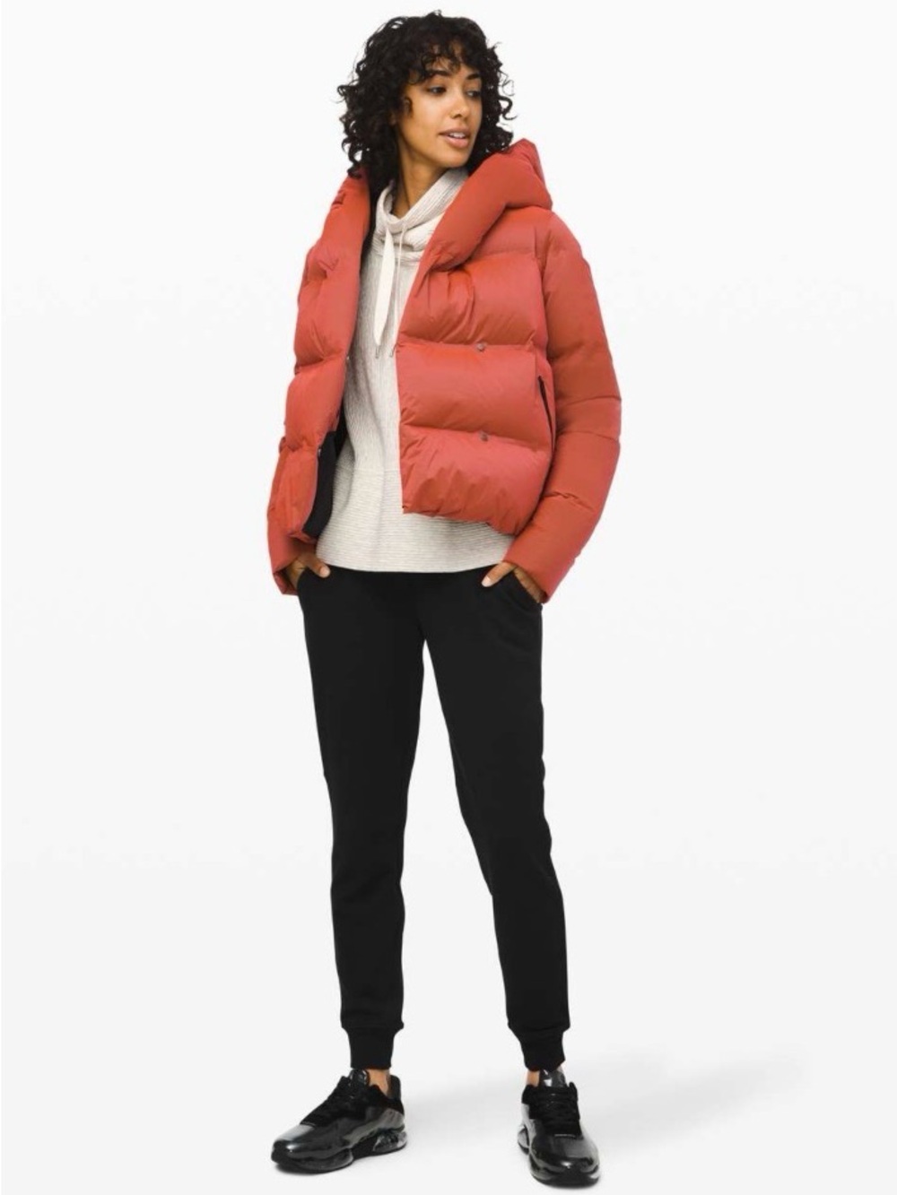 lululemon athletica Red Puffer Jacket